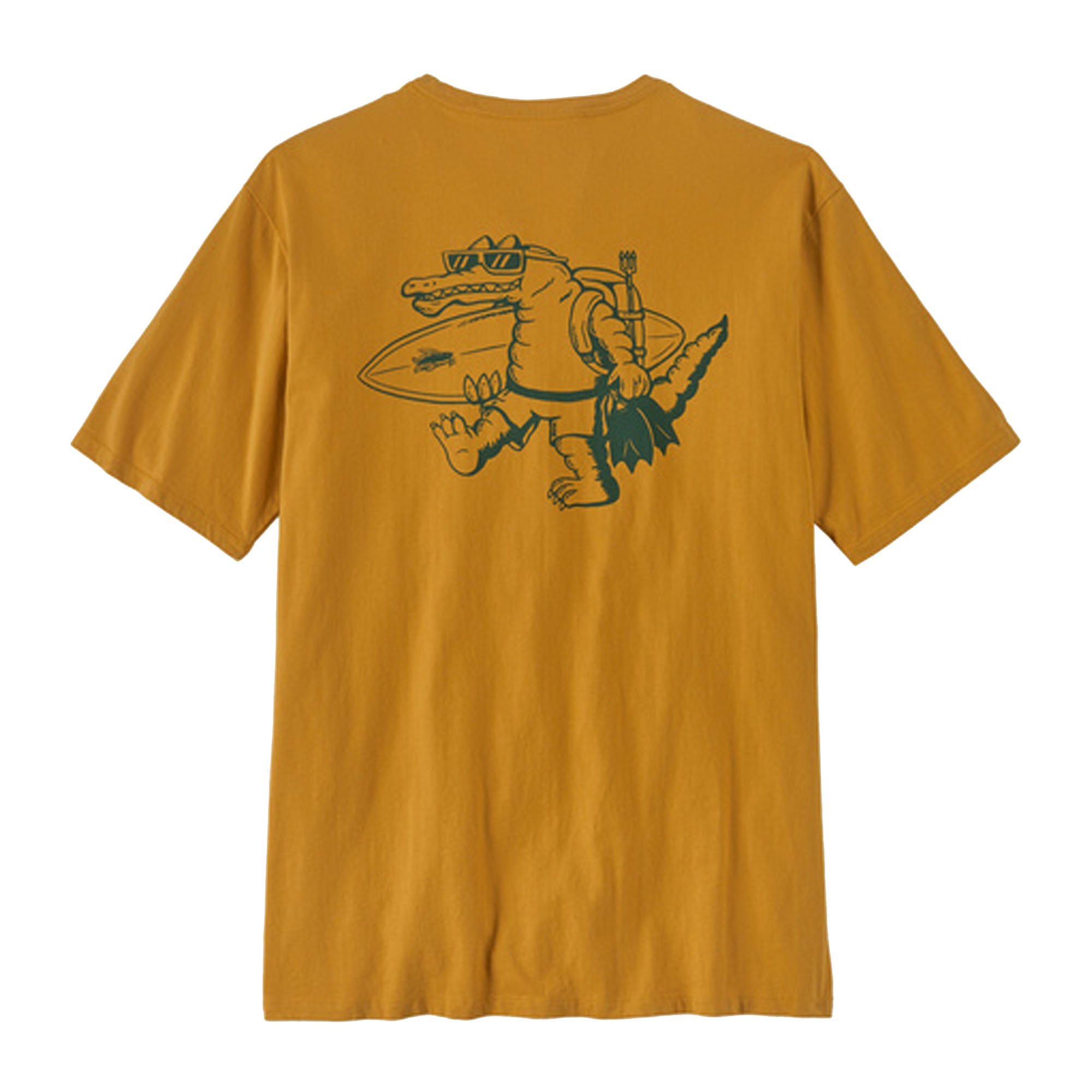 Patagonia Water People Organic Pocket Men's S/S T-Shirt - Gold