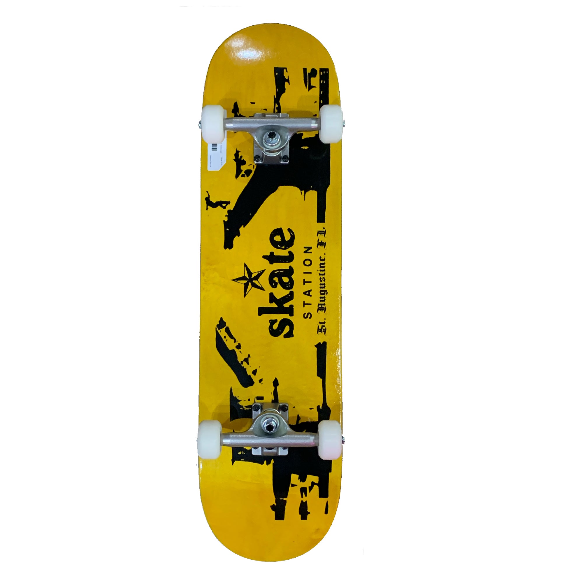 Skate Station Bridge Gap 8.25" Complete Skateboard - Yellow