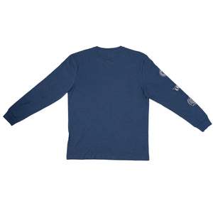 Channel Islands Mixed Bag Youth L/S T-Shirt - Cobalt Blue