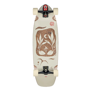 Globe Zuma 31'' Complete Longboard Skateboard - Coconut/Niu Voyager