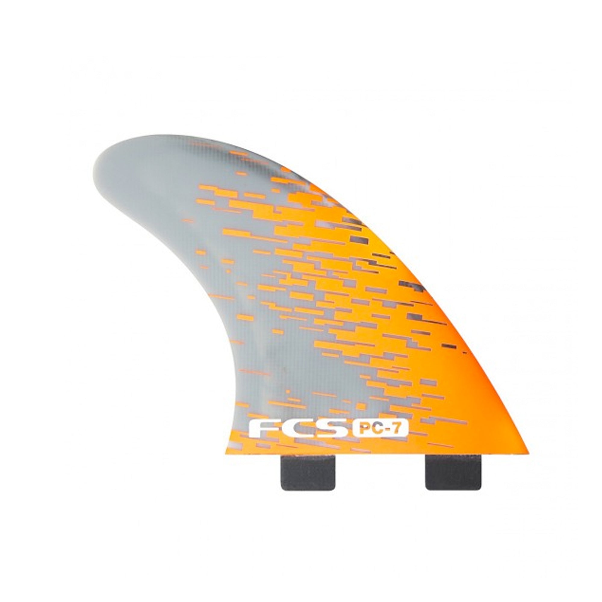 FCS I PC-7 Tri Surfboard Fins - Large/Orange