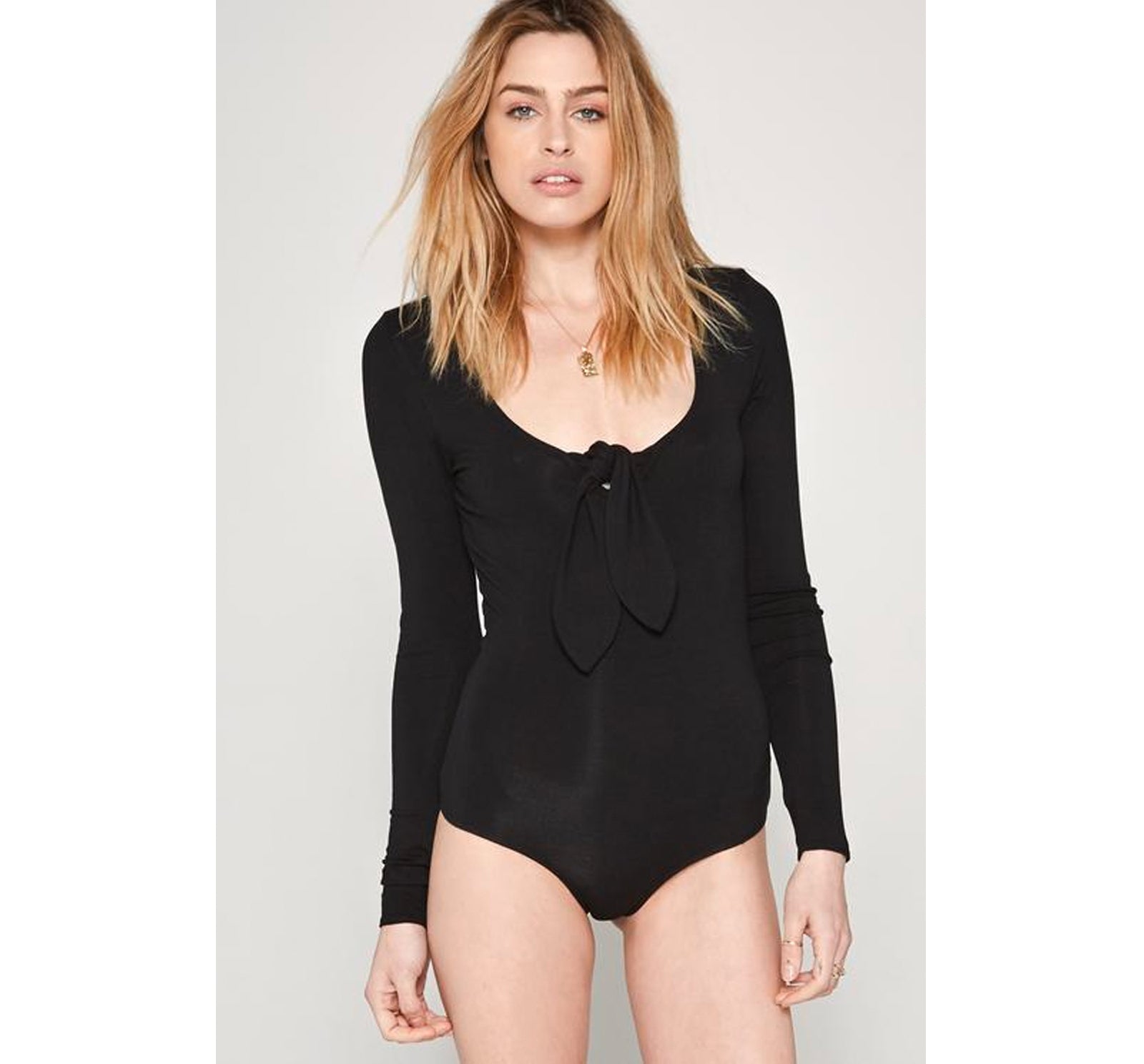 Amuse Libra Knit Women's Bodysuit - Black