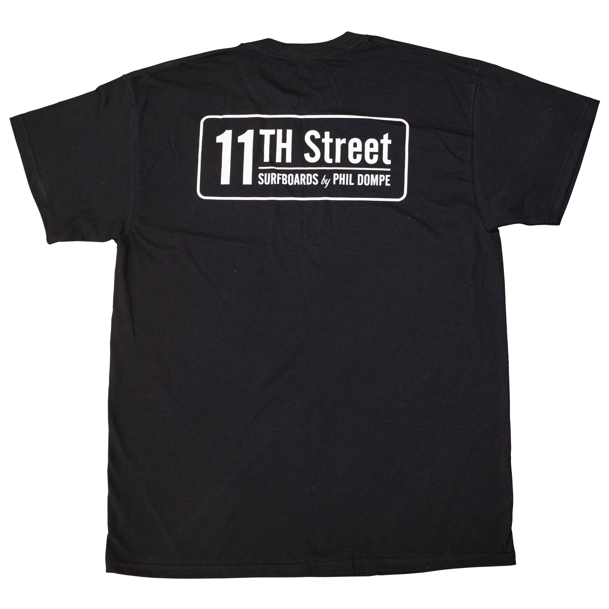 11th Street Surfboards Men's S/S T-Shirt - Black