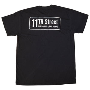 11th Street Surfboards Men's S/S T-Shirt - Heather Blue