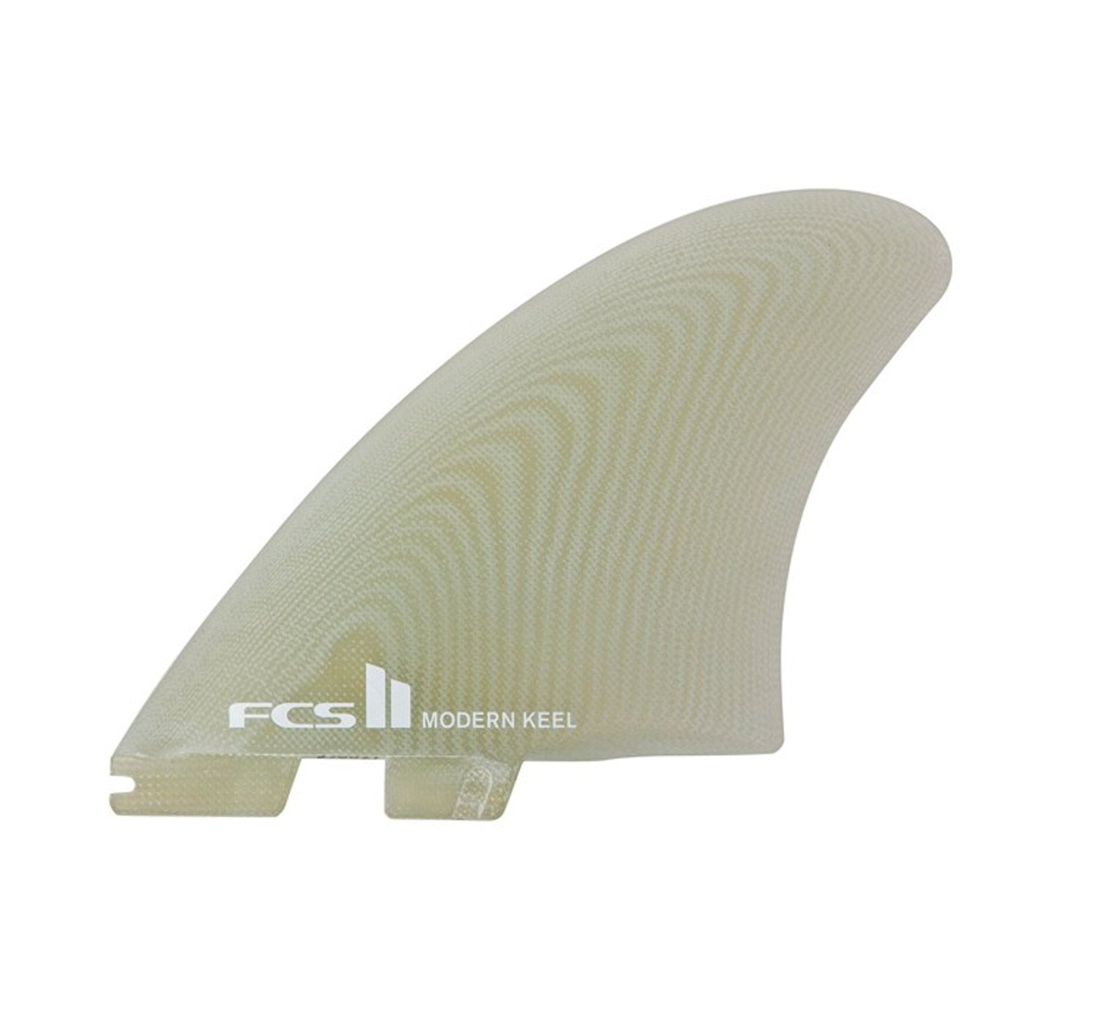 FCS II Modern Keel PG Clear Twin Fin Set