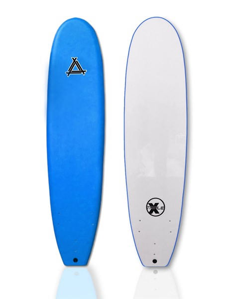 Triple X 8'0 Funboard Soft Surfboard - Blue