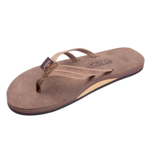 Rainbow Sandpiper Double Strap Single Women's Sandals - Nogales Wood