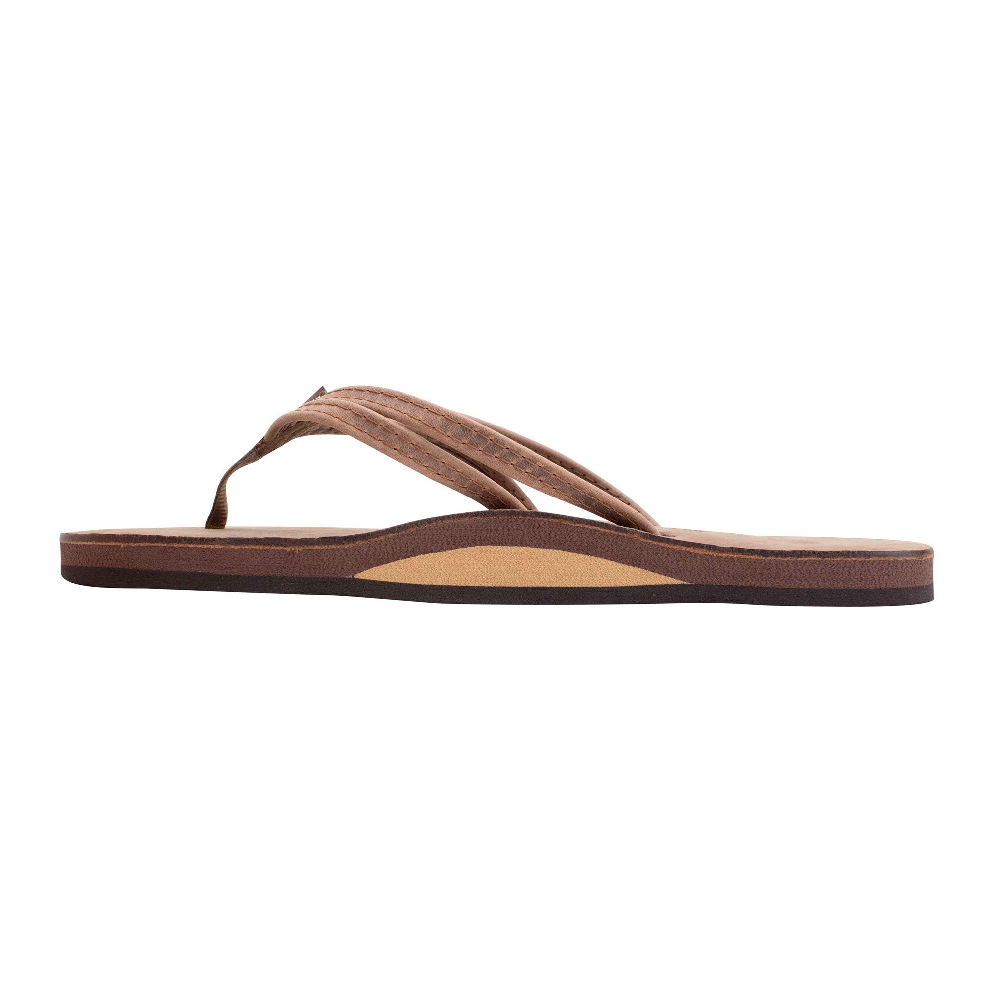 Rainbow Sandpiper Double Strap Single Women's Sandals - Nogales Wood