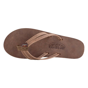 Rainbow Sandpiper Double Strap Single Women's Sandals - Nogales Wood