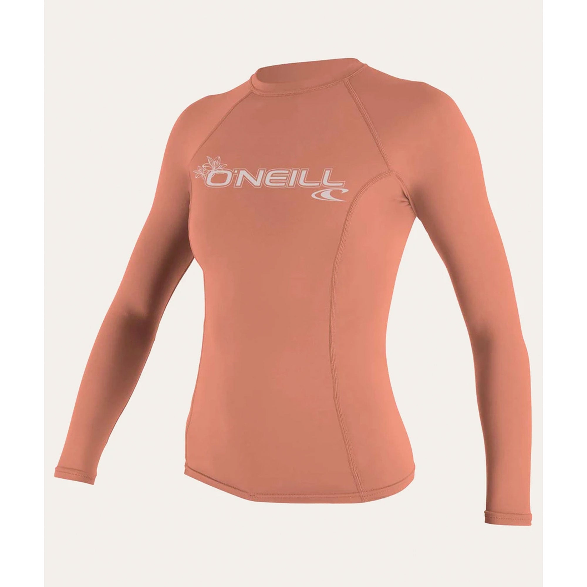 O'Neill Basic Women's 50+ L/S Rashguard - Grapefruit