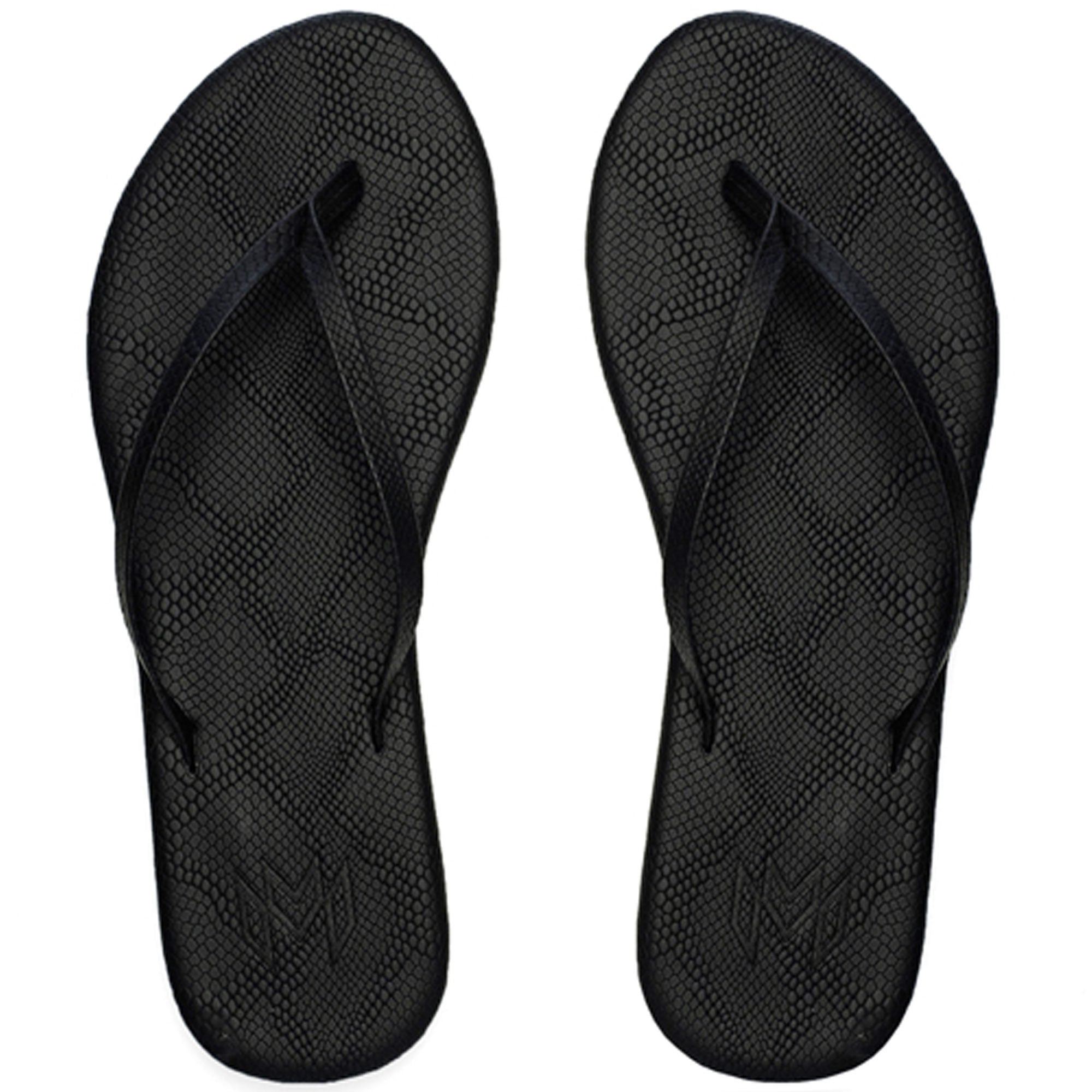 Malvados Lux Reptile Women's Sandals - Black