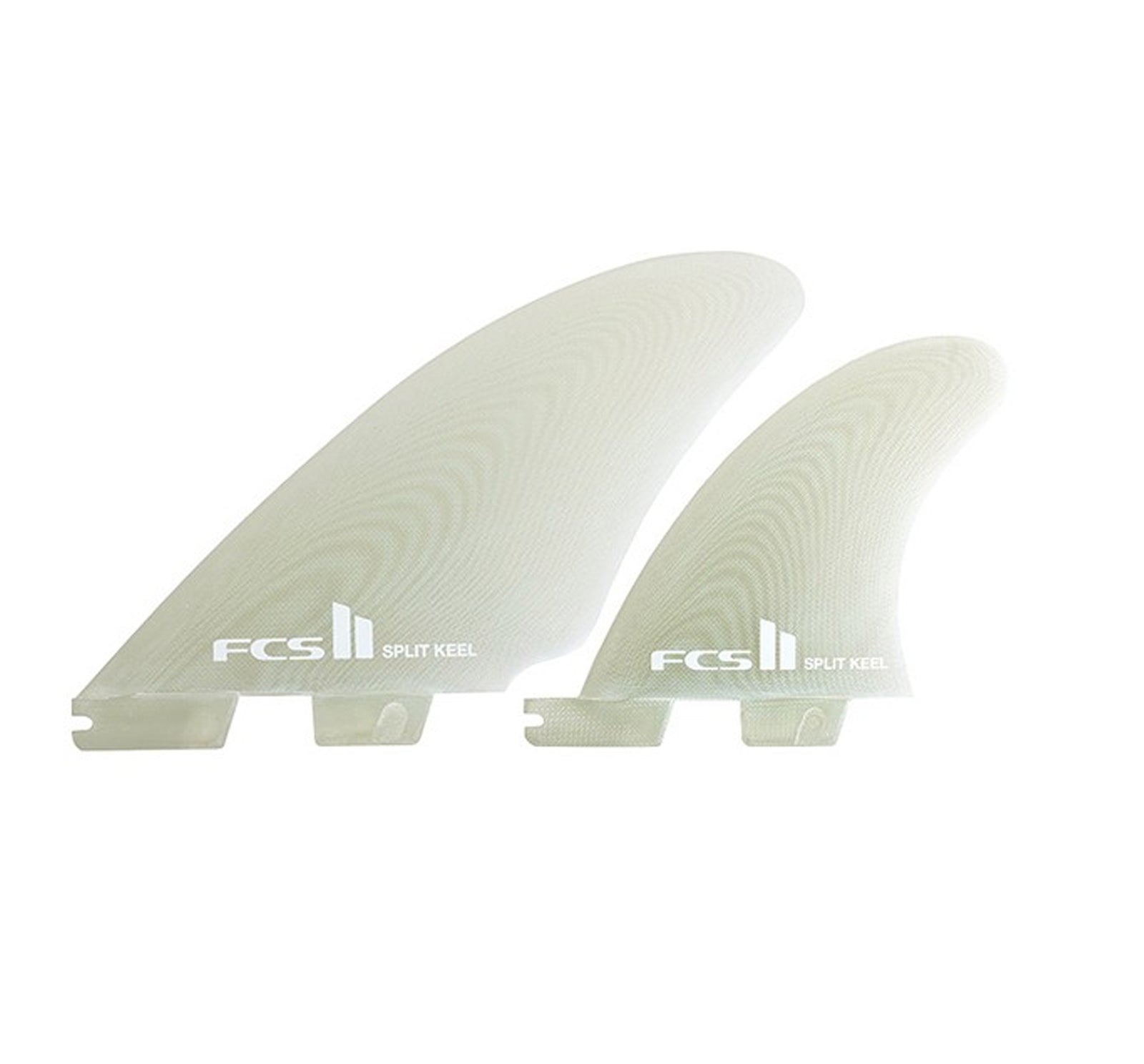 FCS II PG Split Keel Quad Fin Set