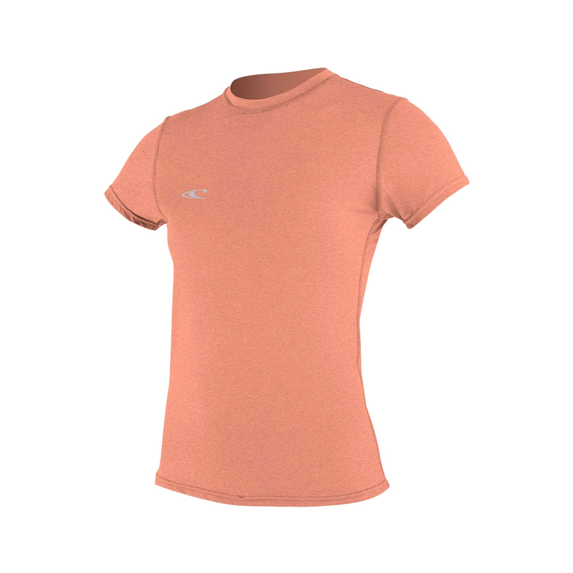 O'Neill Hybrid Women's S/S Sun Shirt Rashguard - Grapefruit