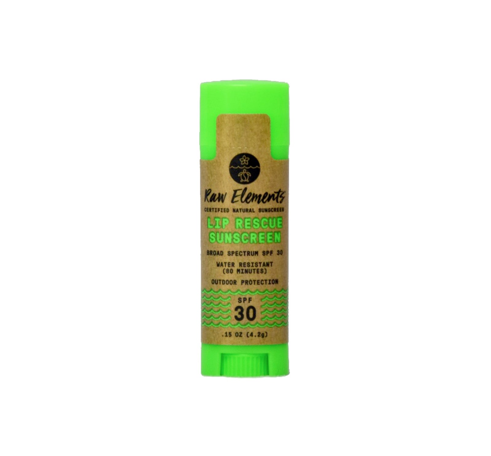 Raw Elements Lip Rescue 30+ SPF Lip Balm