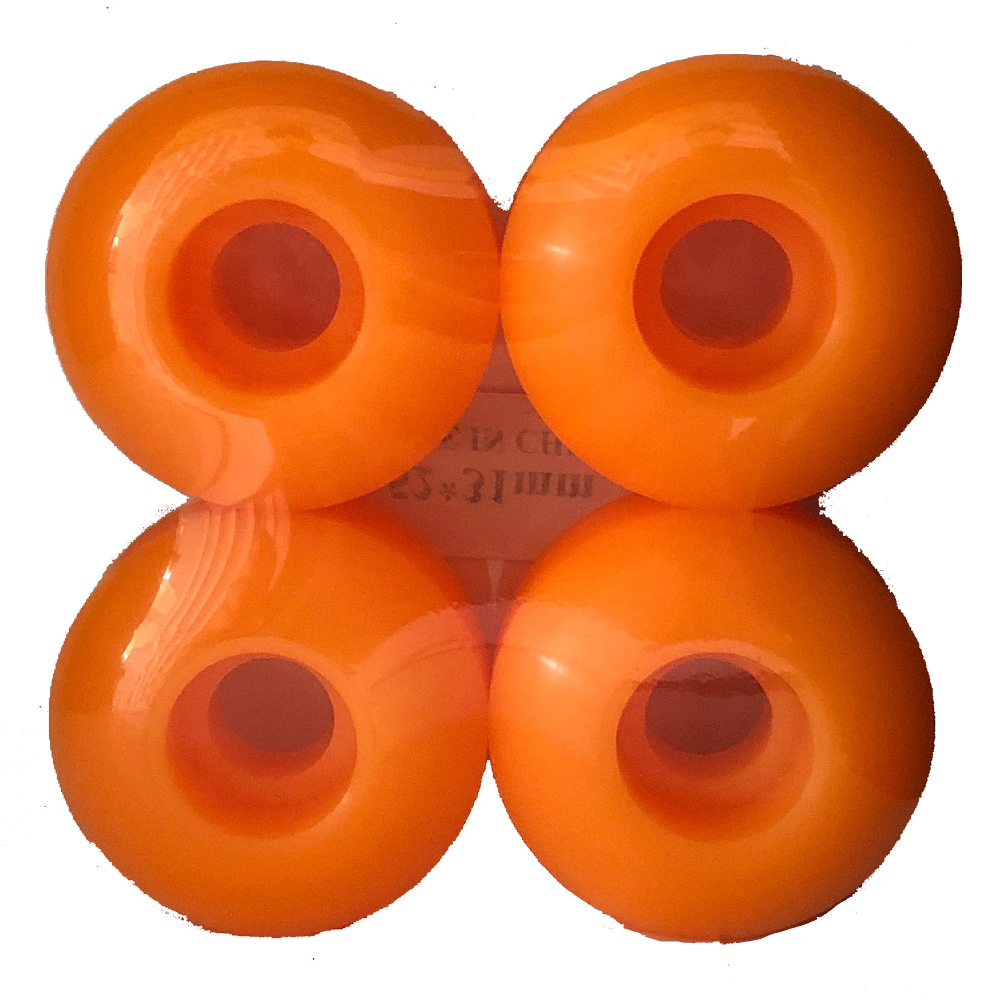 No Name 52mm Skateboard Wheels - Orange