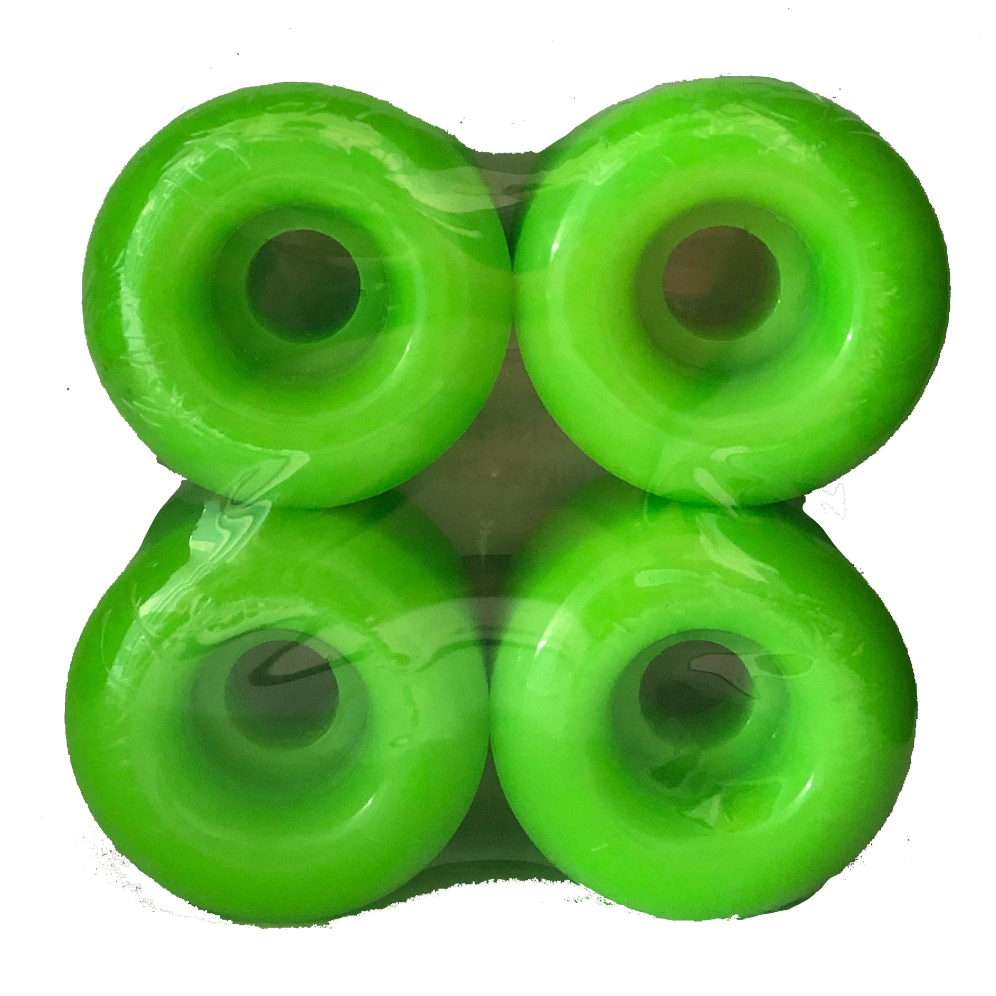 No Name 52mm Skateboard Wheels - Green