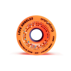 Orangatang Love Handles 65mm 80a Longboard Skateboard Wheels - Orange