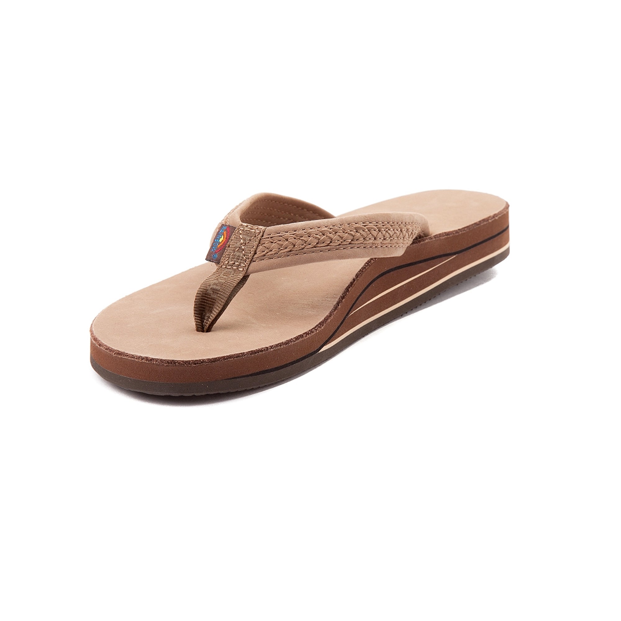 Rainbow Willow Double Layer Arch Women's Sandals - Dark Brown