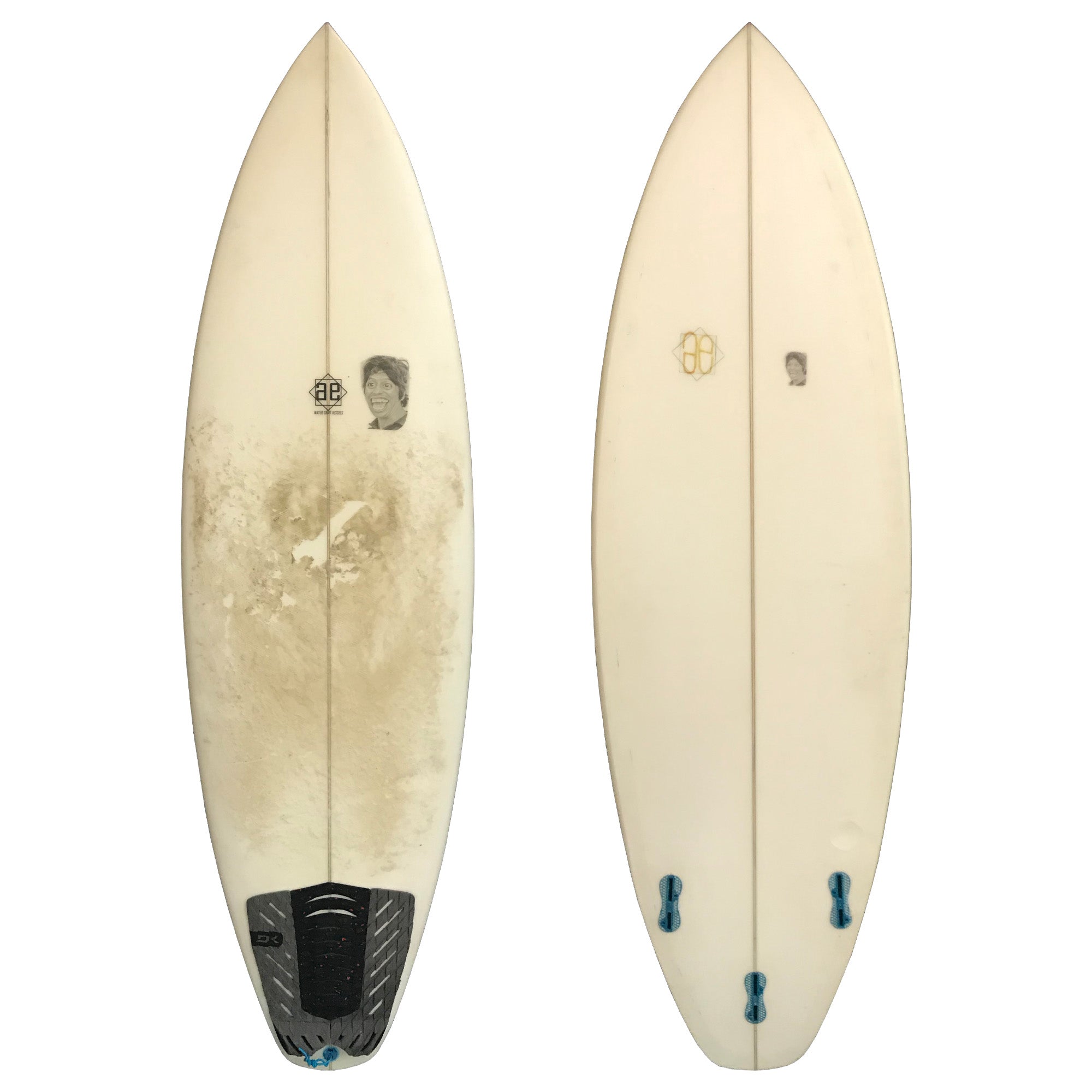 AE Watercraft Vessels 5'9 Consignment Surfboard - FCS II