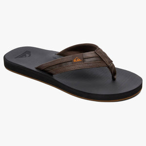 Quiksilver Carver Squish Men's Sandals - Brown/Black