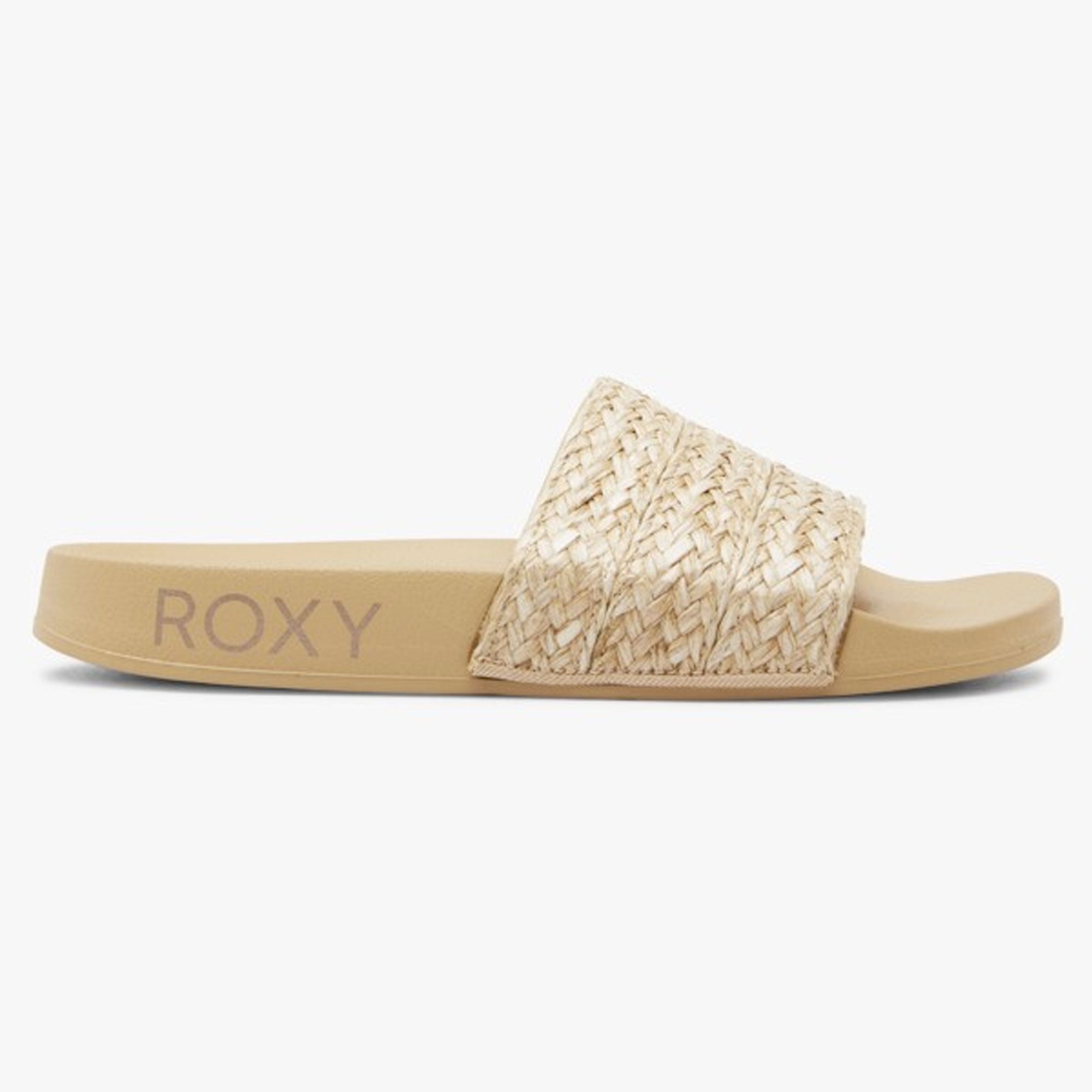 Roxy Slippy Jute Women's Sandals - Cream