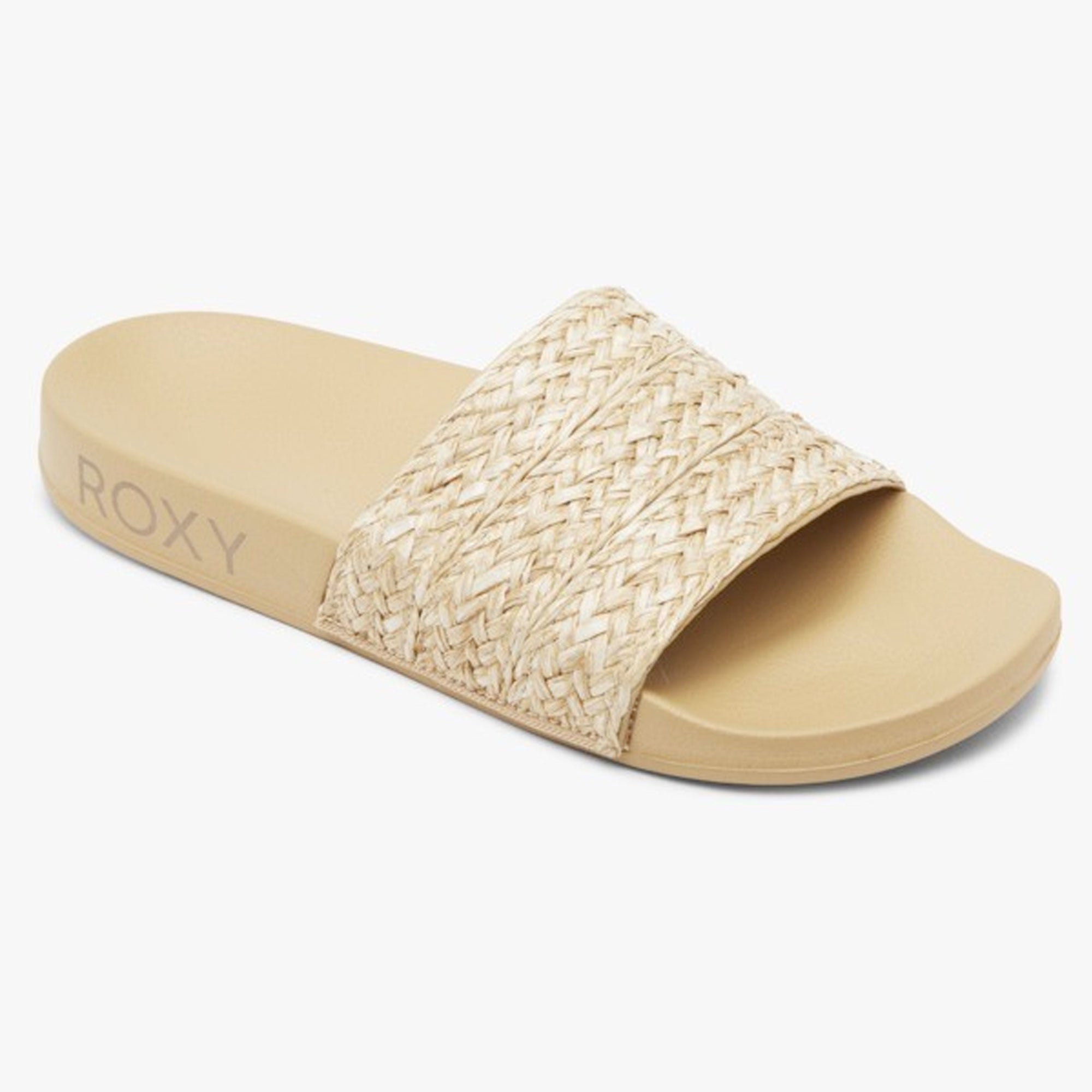 Roxy Slippy Jute Women's Sandals - Cream