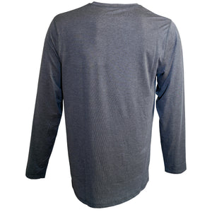 Surf Station Antix Mechanic Men's L/S Rashguard - Heather Charcoal