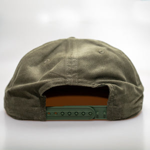 Surf Station Arch Men's Corduroy Hat - Olive