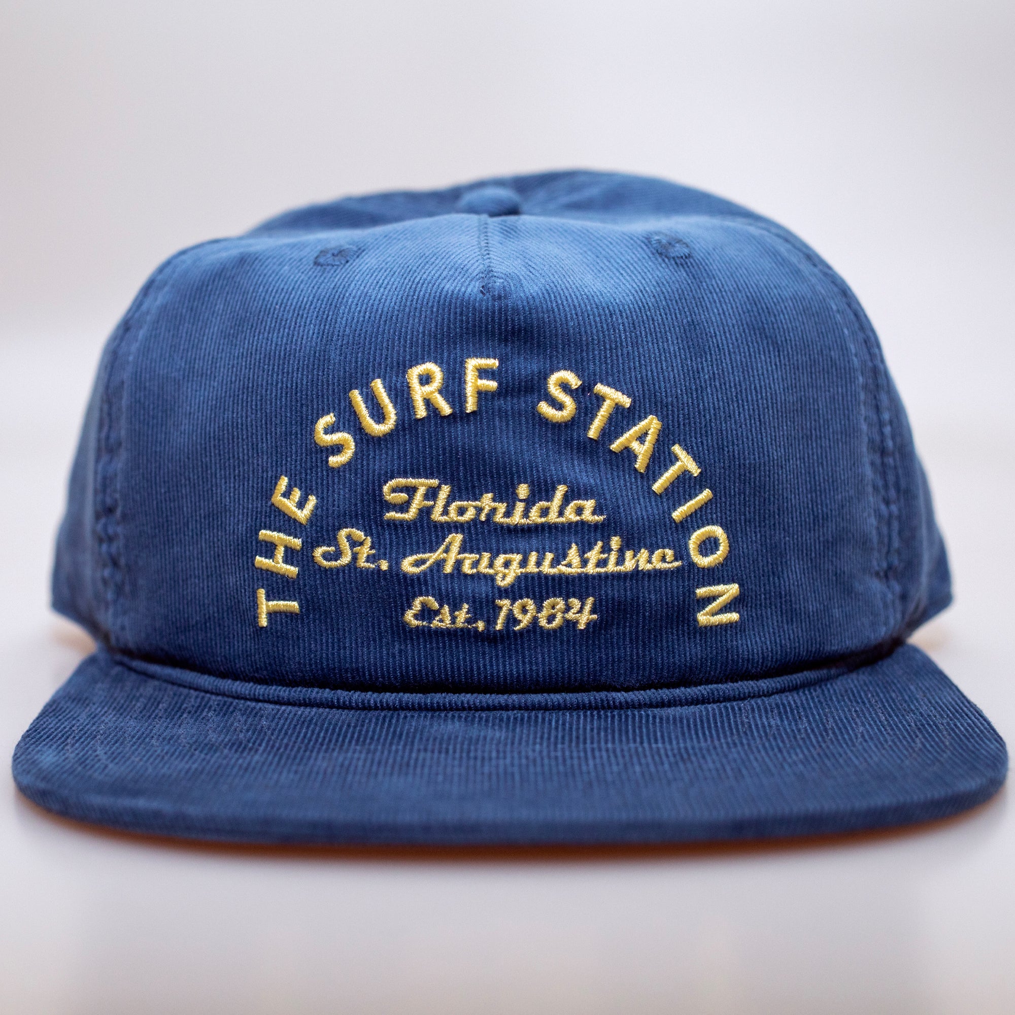 Surf Station Arch Men's Corduroy Hat - Slate