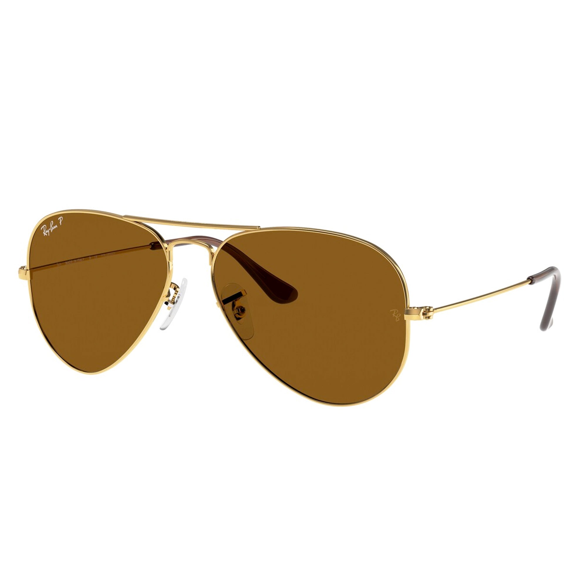 Ray-Ban Aviator Large Women's Sunglasses - Arista/Brown Polarized