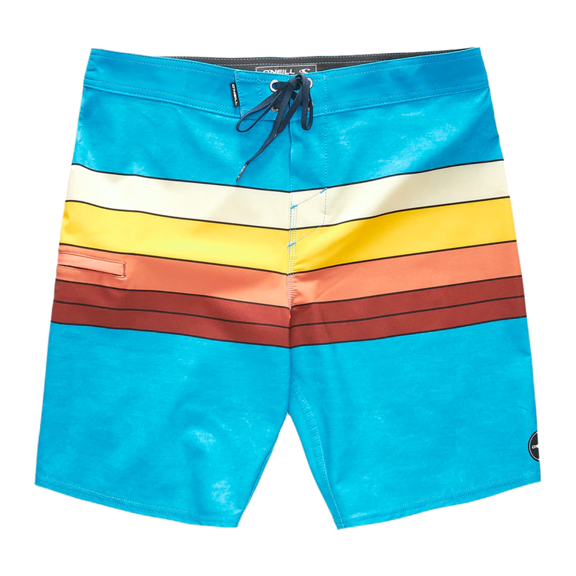 O'Neill Hyperfreak Heist Line 19" Men's Boardshorts - Bright Blue