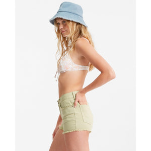 Billabong Drift Away Women's Frayed Denim Shorts