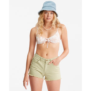 Billabong Drift Away Women's Frayed Denim Shorts