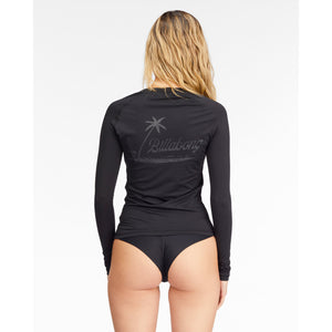 Billabong Sol Searcher UPF50+ Women's L/S Rashguard - Black