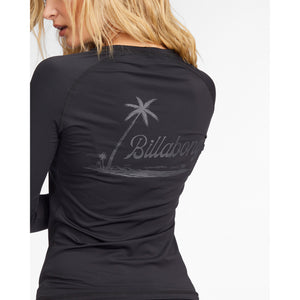 Billabong Sol Searcher UPF50+ Women's L/S Rashguard - Black