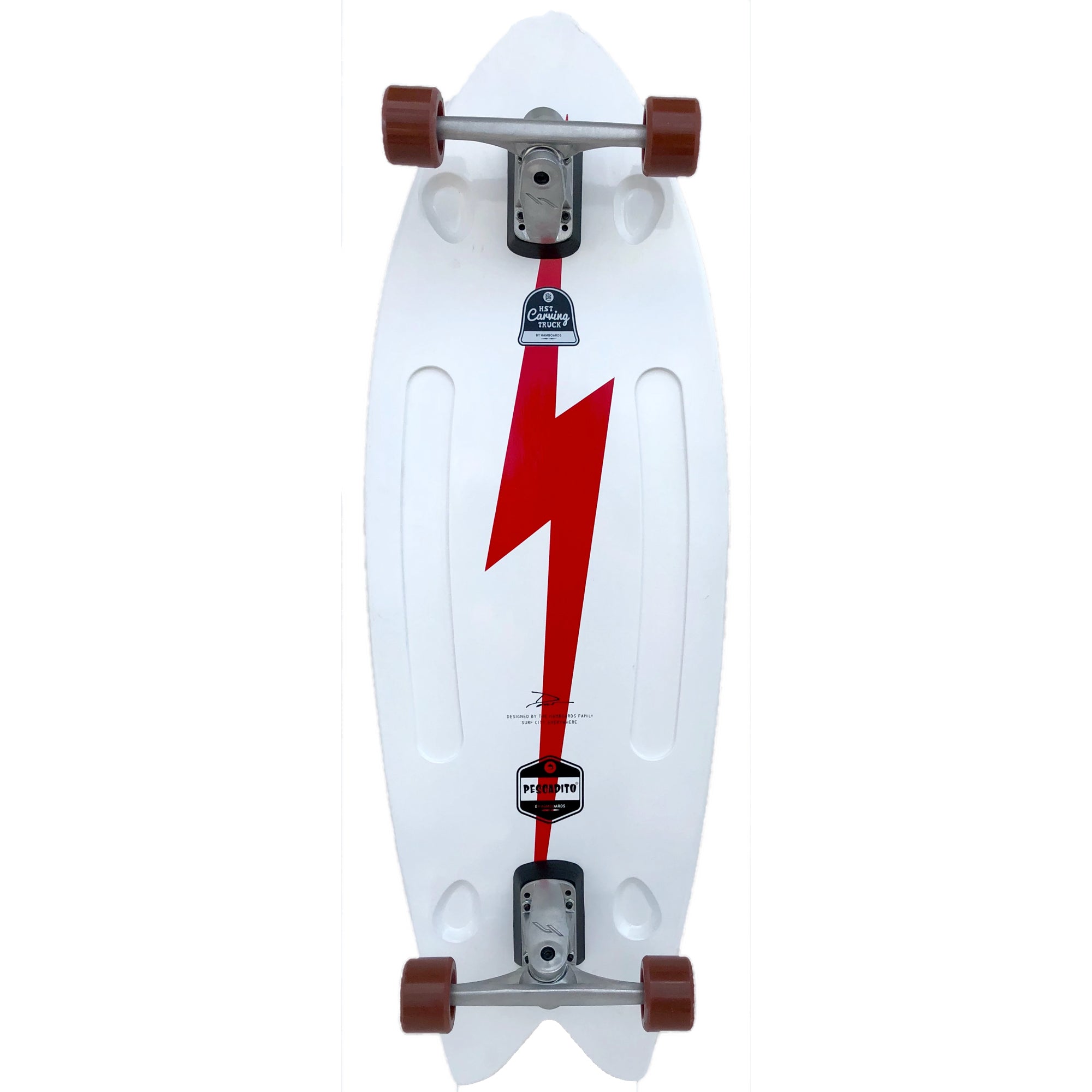 Hamboard Pescadito 43" Surfskate Skateboard - Boltz