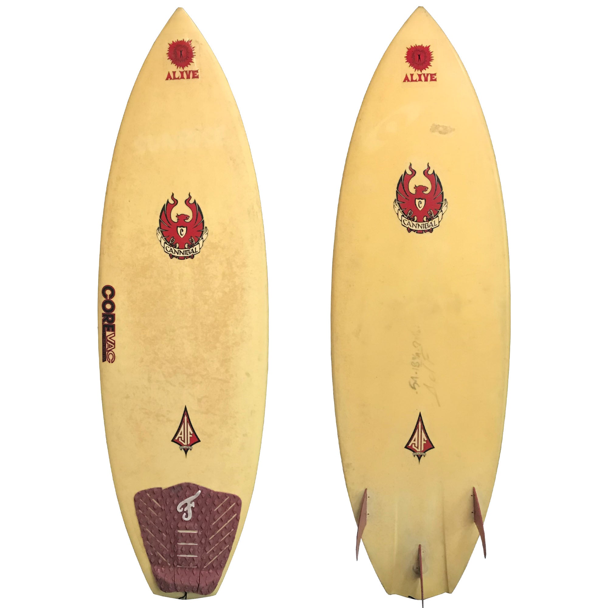 Cannibal 5'4 Consignment Surfboard - FCS