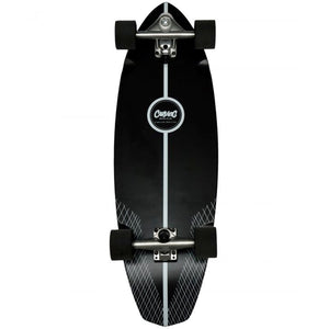 Slide Diamond 32" Surfskate Skateboard - Black