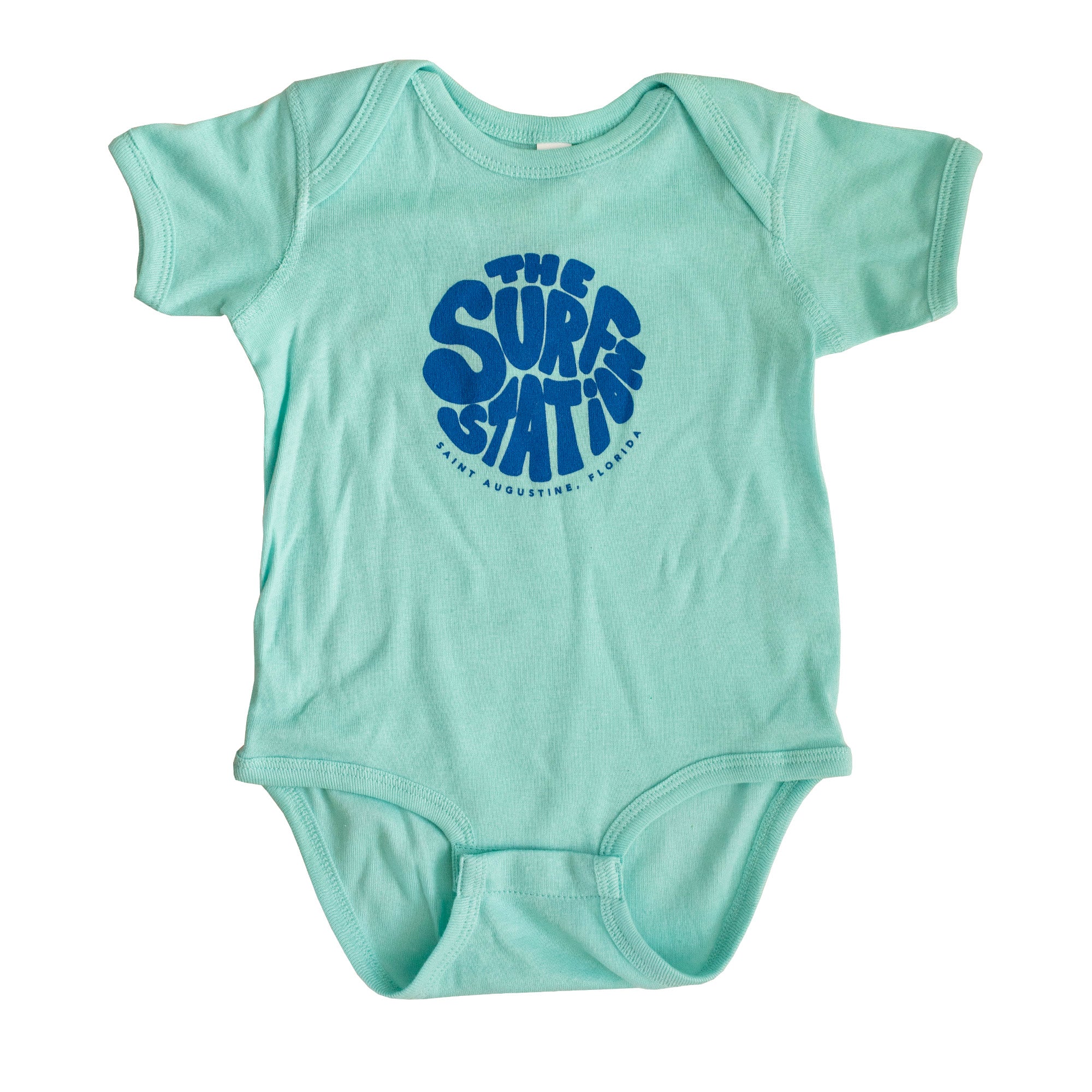 Surf Station Little Hippie Youth Onesie - Green