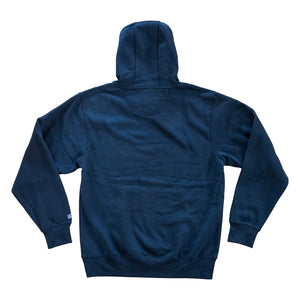 Surf Station Circle Woody Men's Hoodie - Navy