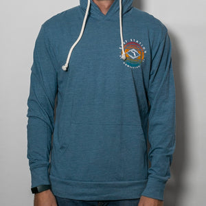 Surf Station Oldest City Coordinates L/S Hooded Pullover