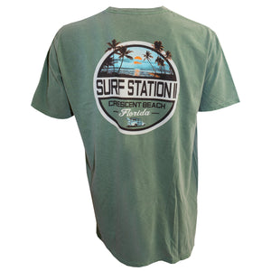 Surf Station Deuce Men's S/S T-Shirt - Green