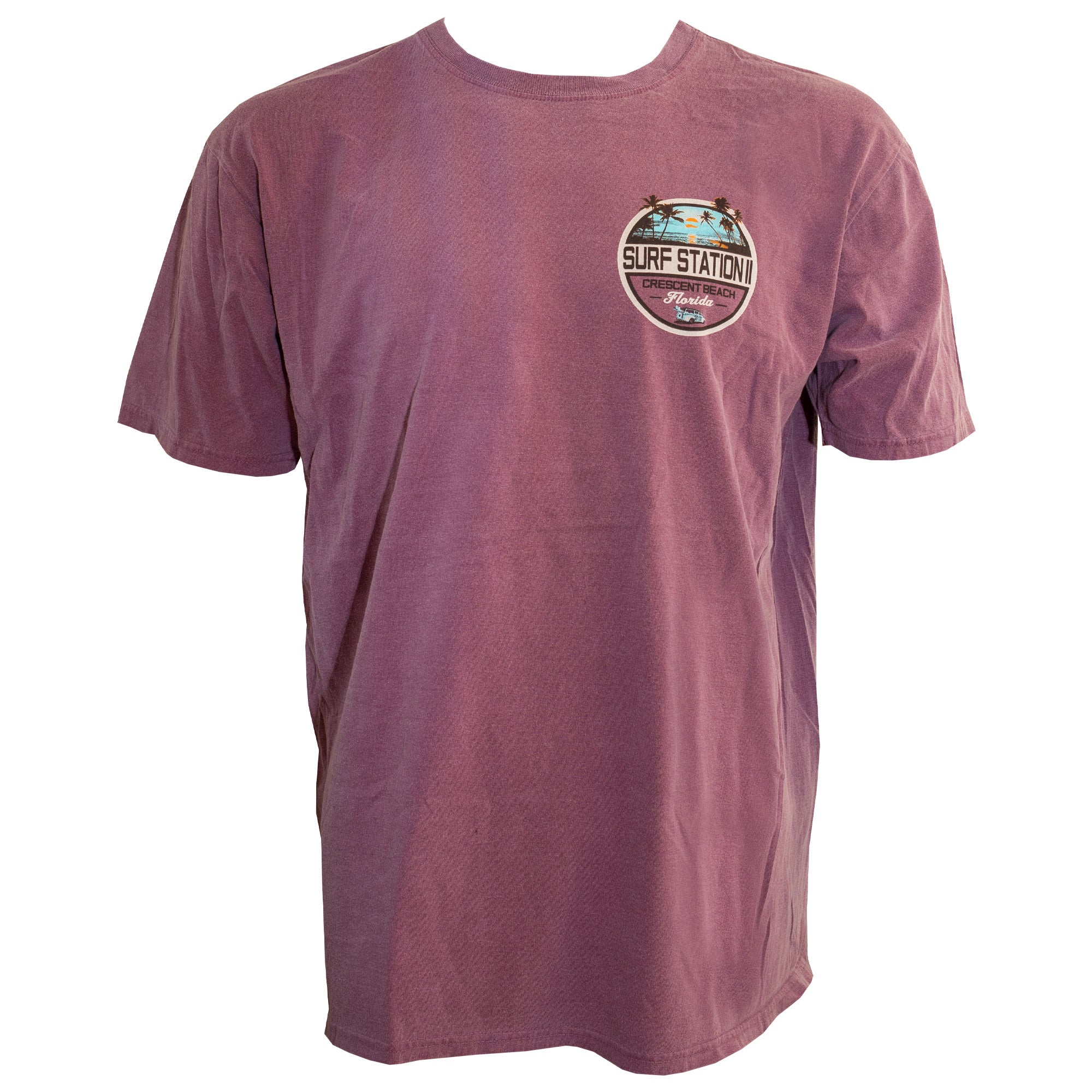 Surf Station Deuce Men's S/S T-Shirt - Maroon