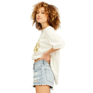 Billabong Drift Away Women's Frayed Denim Shorts