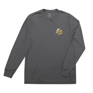 Dark Seas Exploration Men's L/S Rashguard - Grey