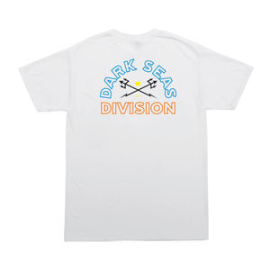 Dark Seas Gaslight Wicking Men's S/S T-Shirt - White