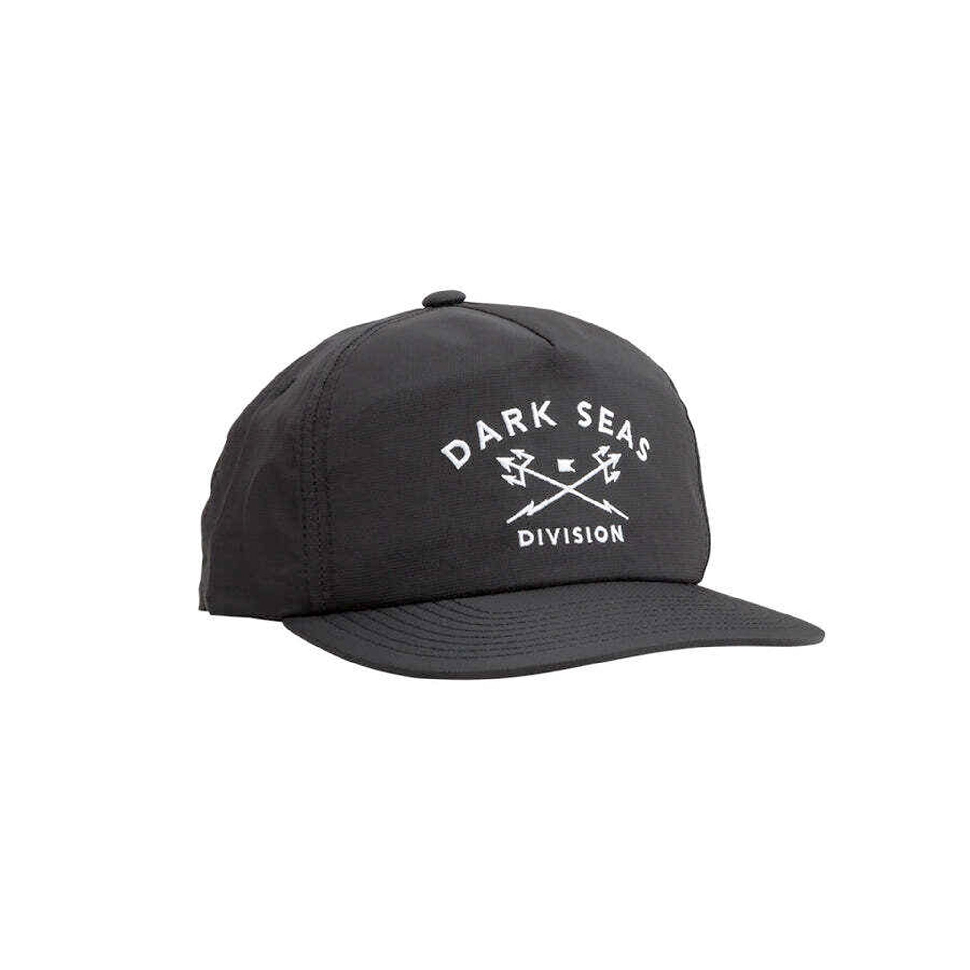 Dark Seas Tridents Nylon Men's Hat - Black