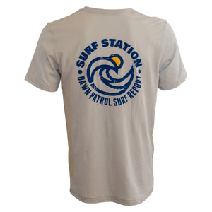 Surf Station Dawn Patrol Men's S/S T-Shirt - Heather Silver