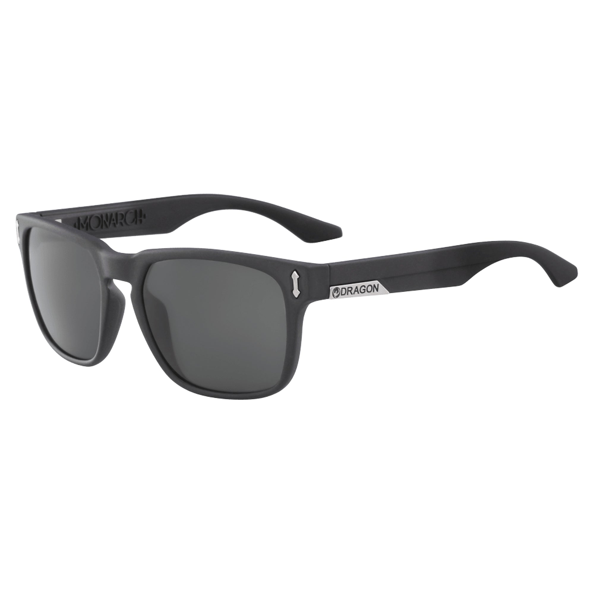 Dragon Monarch Men's Sunglasses - Jet Black/Smoke Polarized