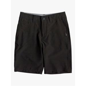 Quiksilver Boy's Union 19" Amphibian Walkshorts - Black